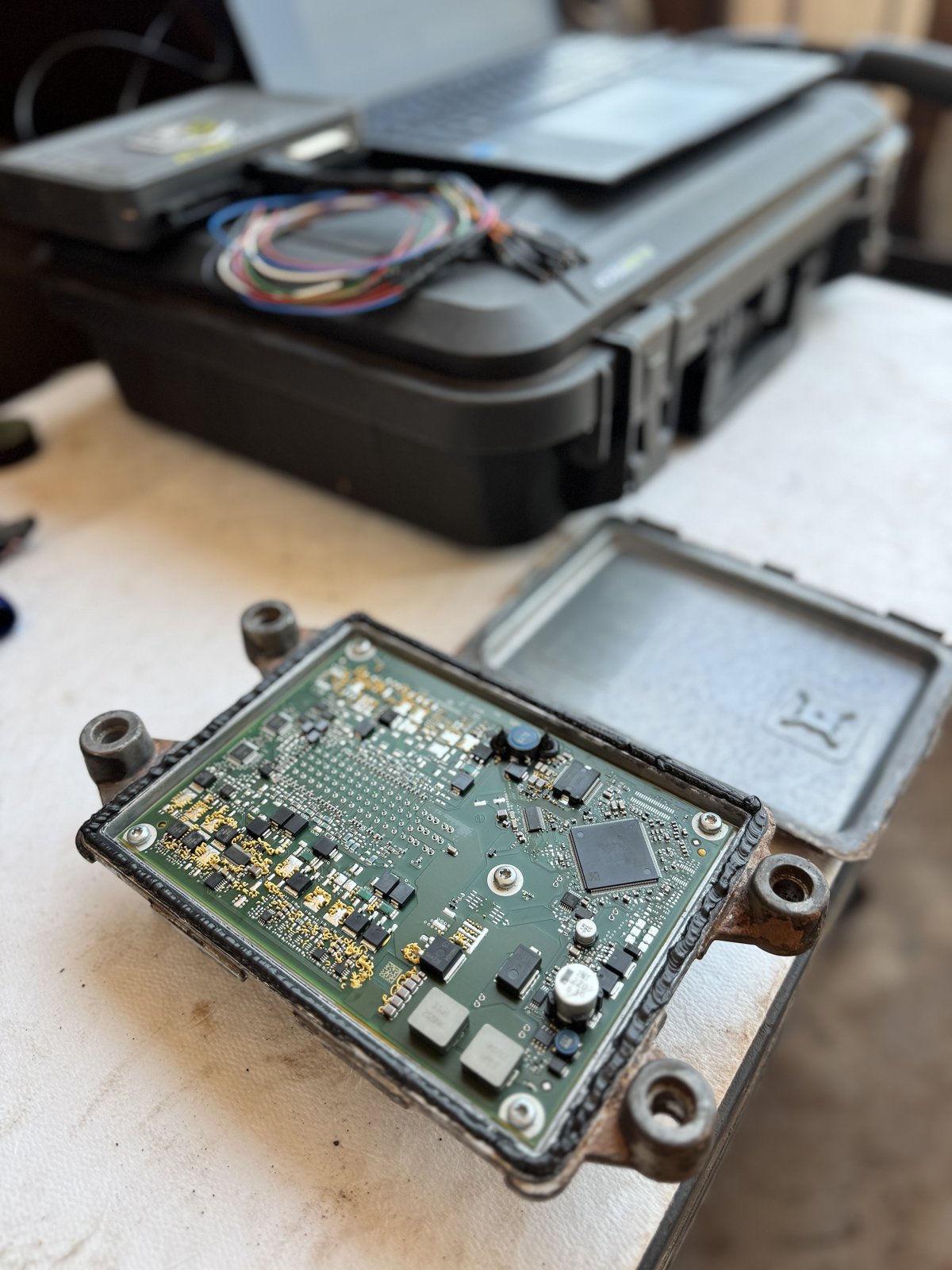Open diesel ECU printed circuit board